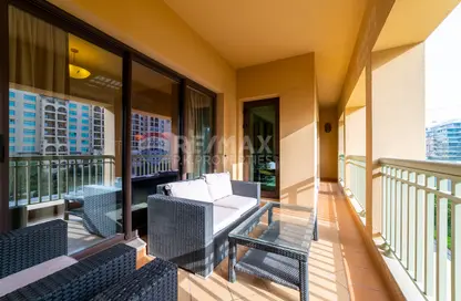Apartment - 1 Bedroom - 2 Bathrooms for rent in Golden Mile 7 - Golden Mile - Palm Jumeirah - Dubai
