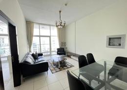 Living / Dining Room image for: Apartment - 1 bedroom - 2 bathrooms for rent in Glitz 3 - Glitz - Dubai Studio City - Dubai, Image 1