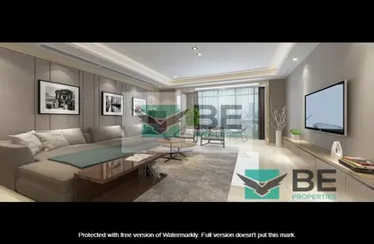 صورة لـ غرفة المعيشة شقة - 2 غرف نوم - 3 حمامات للبيع في برج النبلاء - الخليج التجاري - دبي ، صورة رقم 1