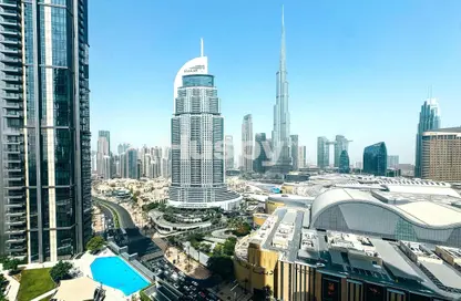 شقة - غرفة نوم - 2 حمامات للايجار في العنوان رزيدنس فاونتن فيوز  2 - العنوان رزيدنس فاونتن فيوز - دبي وسط المدينة - دبي