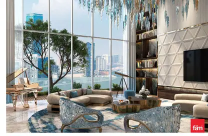 Apartment - Studio - 1 Bathroom for sale in Chic Tower - Business Bay - Dubai