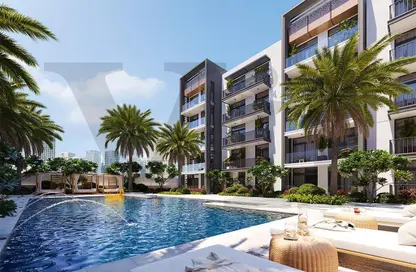 Pool image for: Apartment - 1 Bedroom - 2 Bathrooms for sale in Hamilton House - Jumeirah Village Circle - Dubai, Image 1