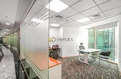 Office Space - Studio - 2 Bathrooms for rent in The Binary Tower - Business Bay - Dubai