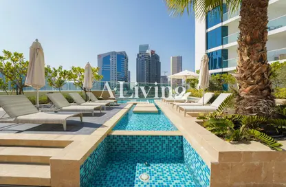 Apartment - Studio - 1 Bathroom for rent in Damac Maison Prive A - Damac Maison Prive - Business Bay - Dubai