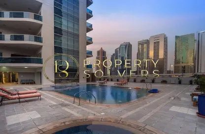 Apartment - Studio - 1 Bathroom for rent in Cascades Tower - Dubai Marina - Dubai