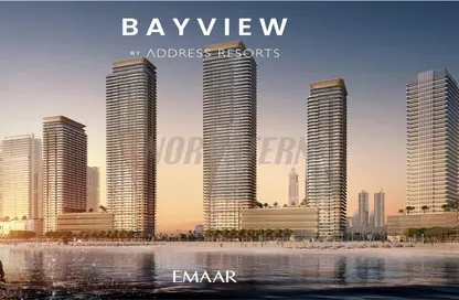 Outdoor Building image for: Apartment - 1 Bedroom - 1 Bathroom for sale in Bayview - EMAAR Beachfront - Dubai Harbour - Dubai, Image 1