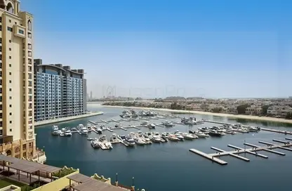 Water View image for: Apartment - 2 Bedrooms - 3 Bathrooms for rent in Marina Residences 2 - Marina Residences - Palm Jumeirah - Dubai, Image 1