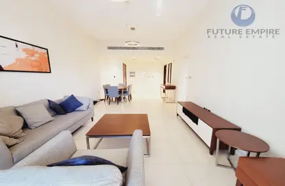 Living / Dining Room image for: Apartment - 2 Bedrooms - 3 Bathrooms for rent in Al Jaddaf Residence - Al Jaddaf - Dubai, Image 1