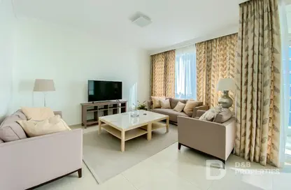 Apartment - 2 Bedrooms - 3 Bathrooms for rent in Al Bateen Residences - Jumeirah Beach Residence - Dubai