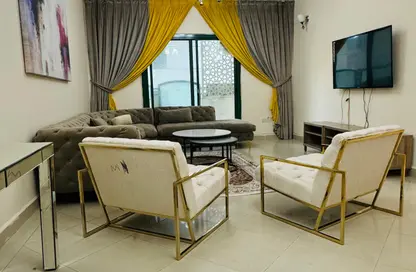 Apartment - 1 Bedroom - 2 Bathrooms for rent in Al Taawoon Tower 1 - Al Taawoon Towers - Al Khan - Sharjah