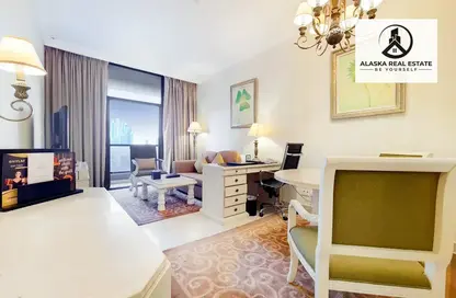 صورة لـ غرفة المعيشة النزل و الشقق الفندقية - غرفة نوم - 2 حمامات للايجار في فندق تو سيزنز للشقق فندقية - مدينة دبي الإعلامية - دبي ، صورة رقم 1