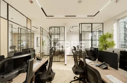 Office Space - Studio - 4 Bathrooms for rent in Preatoni Tower - Lake Almas West - Jumeirah Lake Towers - Dubai