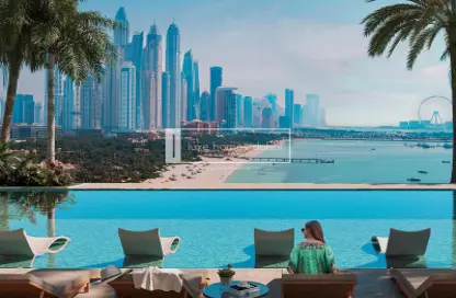 شقة - 2 غرف نوم - 3 حمامات للبيع في أبراج بالم بيتش 2 - أبراج بالم بيتش - نخلة جميرا - دبي