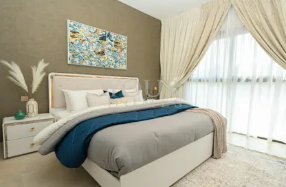 Room / Bedroom image for: Apartment - 1 Bedroom - 2 Bathrooms for sale in Eleganz by Danube - Jumeirah Village Circle - Dubai, Image 1