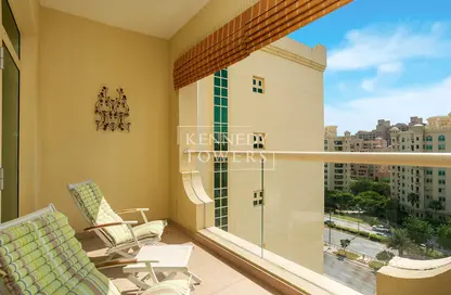 Apartment - 2 Bedrooms - 2 Bathrooms for rent in Al Msalli - Shoreline Apartments - Palm Jumeirah - Dubai