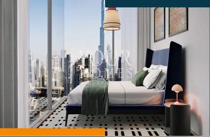 شقة - غرفة نوم - 1 حمام للبيع في بنينسولا - الخليج التجاري - دبي
