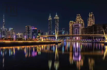 شقة - غرفة نوم - 1 حمام للبيع في مرتفعات القناة - الخليج التجاري - دبي