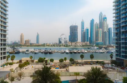 شقة - غرفة نوم - 1 حمام للايجار في جراند بلو تاور 1 - إعمار بيتشفرونت - دبي هاربور - دبي