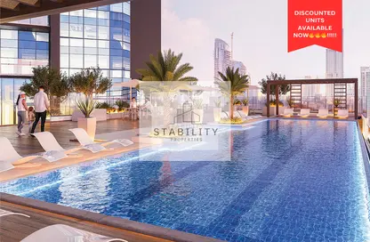 Apartment - 1 Bedroom - 2 Bathrooms for sale in Jade Tower - Majan - Dubai Land - Dubai
