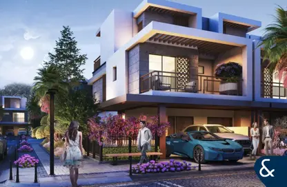Townhouse - 4 Bedrooms - 4 Bathrooms for sale in Violet - Damac Hills 2 - Dubai
