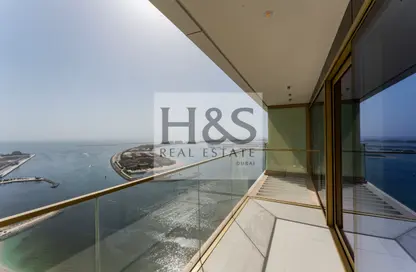 Apartment - 1 Bedroom - 1 Bathroom for rent in Grand Bleu Tower 2 - EMAAR Beachfront - Dubai Harbour - Dubai