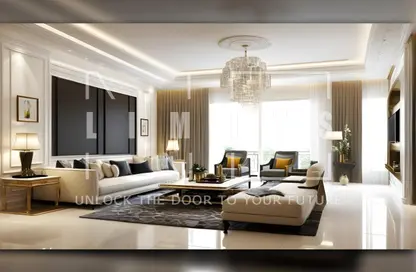 Living Room image for: Apartment - 2 Bedrooms - 3 Bathrooms for sale in Hadley Heights - Jumeirah Village Circle - Dubai, Image 1