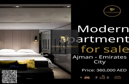 Apartment - 3 Bedrooms - 2 Bathrooms for sale in Paradise Lakes Tower B2 - Paradise Lakes Towers - Emirates City - Ajman
