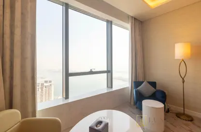Apartment - Studio - 1 Bathroom for rent in The Palm Tower - Palm Jumeirah - Dubai