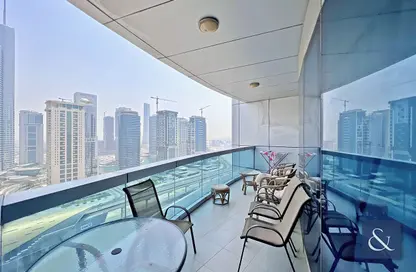 صورة لـ شرفة شقة - 4 غرف نوم - 4 حمامات للبيع في برج هورايزون - دبي مارينا - دبي ، صورة رقم 1