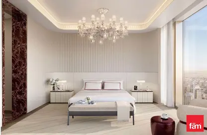 صورة لـ غرفة- غرفة النوم شقة - 3 غرف نوم - 4 حمامات للبيع في فندق وريزيدنس باكارات دبي - برج خليفة - دبي وسط المدينة - دبي ، صورة رقم 1