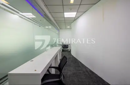 Office Space - Studio - 1 Bathroom for rent in The Binary Tower - Business Bay - Dubai