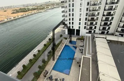 Apartment - Studio - 1 Bathroom for rent in Waters Edge - Yas Island - Abu Dhabi