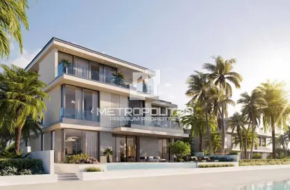 Outdoor House image for: Villa - 5 Bedrooms - 6 Bathrooms for sale in Frond M - Water Homes - Palm Jebel Ali - Dubai, Image 1