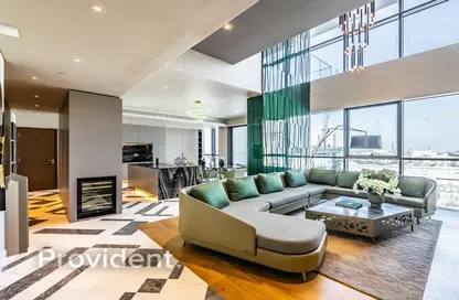 Living / Dining Room image for: Duplex - 4 Bedrooms - 5 Bathrooms for sale in Building 13B - City Walk - Dubai, Image 1