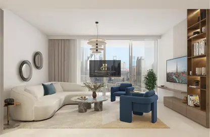 Living Room image for: Apartment - 2 Bedrooms - 3 Bathrooms for sale in VYB - Business Bay - Dubai, Image 1