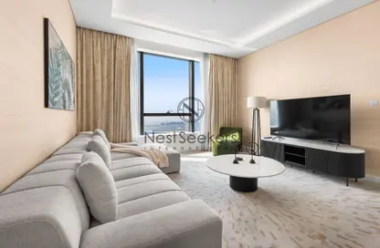 شقة - غرفة نوم - 2 حمامات للايجار في برج النخيل - نخلة جميرا - دبي شقة - غرفة نوم - 2 حمامات للايجار في برج النخيل - نخلة جميرا - دبي