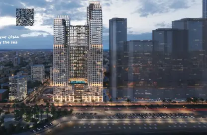 Apartment - 1 Bedroom - 2 Bathrooms for sale in Ajman Corniche Residences - Ajman Corniche Road - Ajman