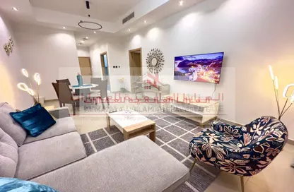 Apartment - 1 Bedroom - 2 Bathrooms for rent in La Plage Tower - Al Mamzar - Sharjah - Sharjah