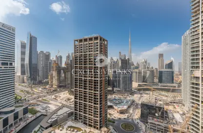 Apartment - Studio - 1 Bathroom for rent in Peninsula Five - Peninsula - Business Bay - Dubai