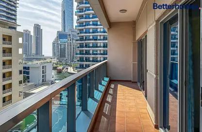 Apartment - 1 Bedroom - 1 Bathroom for rent in Zumurud Tower - Dubai Marina - Dubai