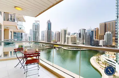 Apartment - 1 Bedroom - 2 Bathrooms for rent in Sanibel Tower - Park Island - Dubai Marina - Dubai