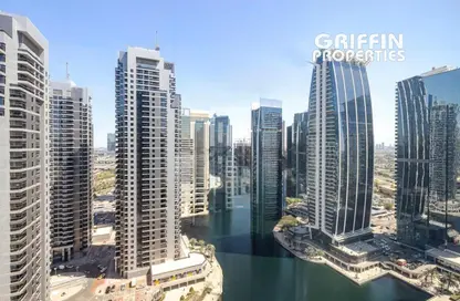 شقة - غرفة نوم - 2 حمامات للايجار في برج ماج214 - (JLT) مجمع R - أبراج بحيرة الجميرا - دبي