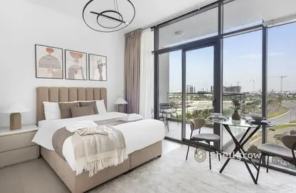 Room / Bedroom image for: Apartment - 1 Bathroom for rent in Prive Residence - Dubai Hills Estate - Dubai, Image 1