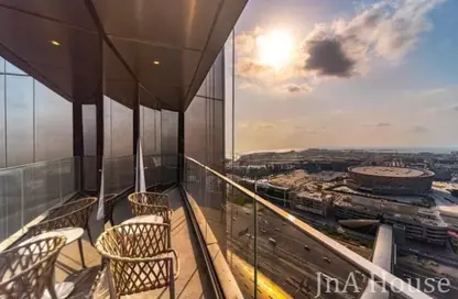 شقة - 2 غرف نوم - 3 حمامات للايجار في 1 فندق العنوان-سكاي فيو - أبراج العنوان سكاي فيو - وسط مدينة دبي - دبي
