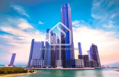 Outdoor Building image for: Office Space - Studio - 1 Bathroom for sale in Addax port office tower - City Of Lights - Al Reem Island - Abu Dhabi, Image 1