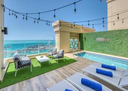 Penthouse - 4 bedrooms - 5 bathrooms for rent in Rimal 3 - Rimal - Jumeirah Beach Residence - Dubai