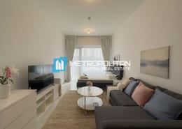 Living Room image for: Studio - 1 bathroom for rent in Oasis 1 - Oasis Residences - Masdar City - Abu Dhabi, Image 1