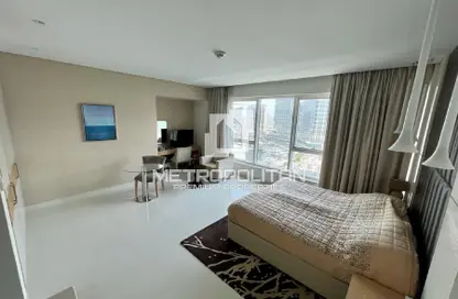 Room / Bedroom image for: Apartment - 1 Bathroom for sale in DAMAC Maison Canal Views - Business Bay - Dubai, Image 1