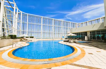 Apartment - 3 Bedrooms - 4 Bathrooms for rent in Al Ain Tower - Khalidiya Street - Al Khalidiya - Abu Dhabi