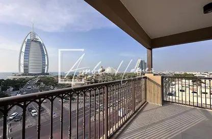 Balcony image for: Apartment - 3 Bedrooms - 3 Bathrooms for sale in Lamtara 1 - Madinat Jumeirah Living - Umm Suqeim - Dubai, Image 1